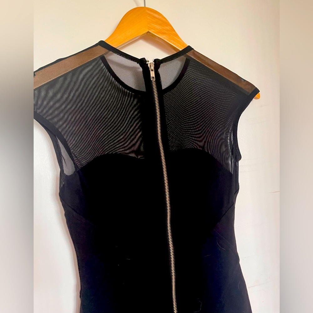 Black mini dress